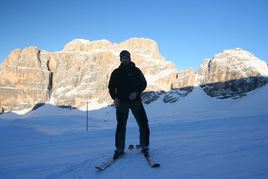 badia_06.jpg - Alpe Lagazuoi, tramonto sulle cime di Fanis