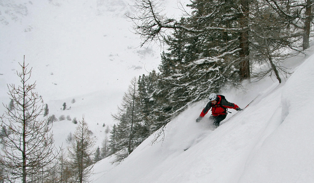 zingarotour102.jpg - Verbier - Vallon d'Arby, intonso e polveroso! "Well, Valerio, this is the fresh new cover of Freeride Magazine!" [cit. Gavin]